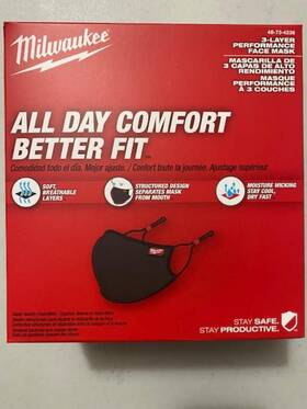 48-73-4236 Milwaukee 3-layer Dust Covering Black 10pk