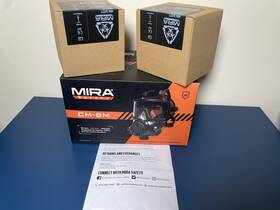 Cm8m Mira Safety Tactical Gas Mask With Drinking System And 2 Filters - Black
