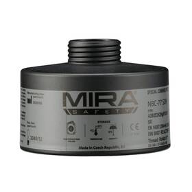 Mira Safety M 682670705173 Gas Mask Filter - Certified Cbrn For Full Face Respirator 40 Mm