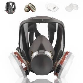 Moaron 750439716224 Full Face Respir Tor Reusable Organic Vapor Compatible With Parti