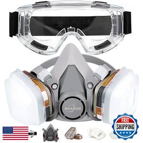 B08gykqld4 Moaron Reusable Half Face Cover Set Respirator Personal Protective Equipmen