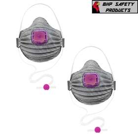 4400p100 Moldex Airwave Respirator Mask P100 Valve And Full Face Seal Pack Of 2
