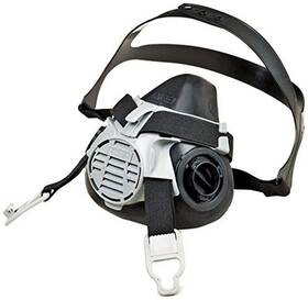 Msa 000010102183 Advantage 420 Twin-port Half Mask Respirator Black/grey
