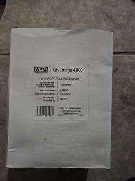 10083788 Msa Full Mask Respirator Advantage 4200 - Size Large Black 26428
