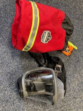 10180664 Msa Full Face Respirator Mask Scba With Bag