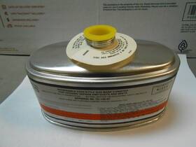 448974 Msa Type Gma-c Canister Organic Dust And Mists Chin Style New Old Stock