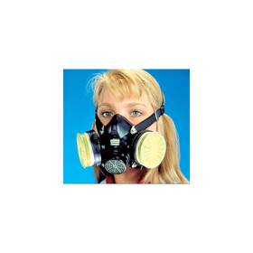 454-808073 Msa Safety Comfo Classic Half Facepiece Dual Cartridge Respirator Large Silicone