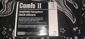 479530 Msa 474814 Comfo Ii Respirator Facepiece Black/gold Size Large Nib