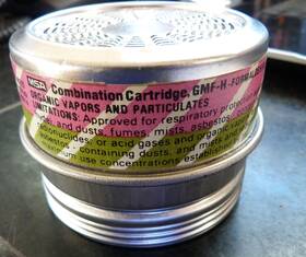 489720 Msa Gmf-h Formaldehyde-acid Gases Decombination Cartridge Lot Of 3