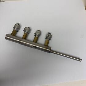 6405703 Msa Genuine Compressed Air Supply Manifold Assembly 4-outlet 1/4 Inch Nps Wp 125psi