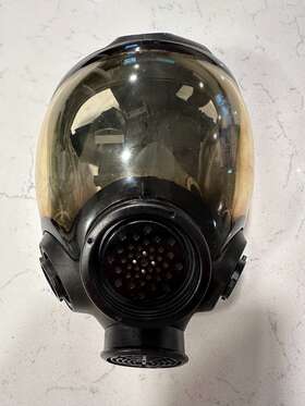 7-1293-2 Msa Sm Small M1c3 Full Face Gas Mask Respirator Government Surplus