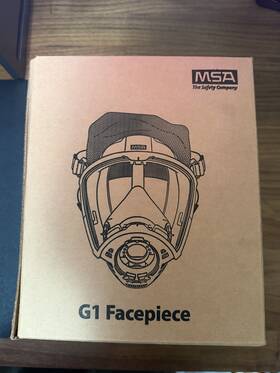 7-2770-1 Msa G1 Facepiece Respirator Mask With 4pt Harness Size Medium