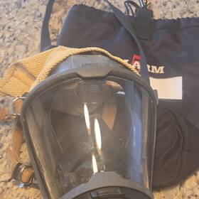 7-2771-1 Msa Full Face Mask Respirator With Carrying Bag