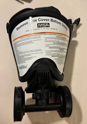 804683 Msa Ultra Elite Medium Respirator Face Mask Ap004 L Rev 1 Assy Pn 7-901