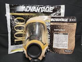 805422 Msa Advantage 1000 Full Face Respirator Large Desert Tan 90s