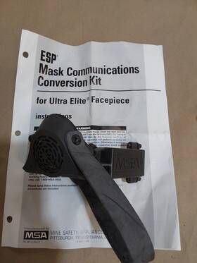 817297 Msa Esp Voice Amplifier Communications System For Ultra Elite Facepiece