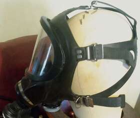 826729293 Msa Gas Mask Facepeice For Ultravue And Ultra Elite Full Face Piece Respirator