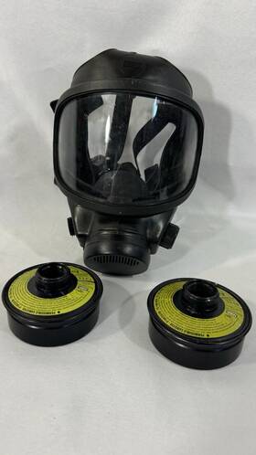 M3c2 Msa C2/m3c2 M3 Medium Gas Mask Respirator With Filters
