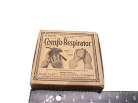 Cr-8528 Msa Vintage Comfo Respirator Filters Box Type Ac Dust And Mist Mine Safety Co