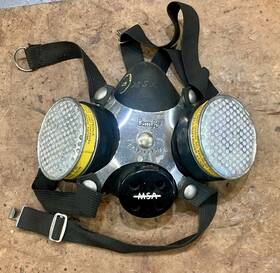 Cr-85557 Msa Vintage Custom Comfo Respirator 1966 Date Appears Unused Original Box