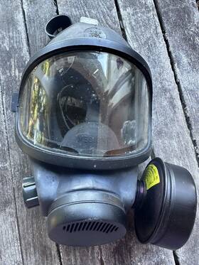 M302 Msa Ultra-twin Full Face Respirator Mask Size Medium