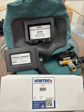 Msa468724 Msa Abrasi-blast Respirator Shoulder Length Hood Vortec Cooling Tube- 2283