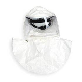 10083330 Msa Safety Tychem Qc Hoods 4 Pack Double Bib Threaded Connector