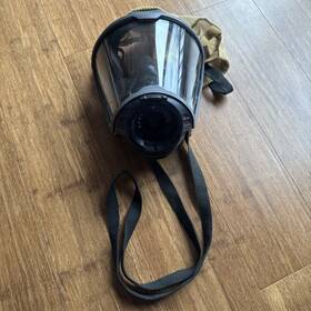 10161810 Msa Safety Full Face Respirator G1 Scba Series Rubber Size Medium