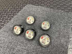 Wj05 Msa Lot Of 5 Psi X 100 Air Gauges - Lightly Used
