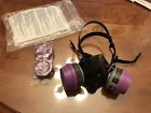 N-a North Respirator Dual Cartridge Half Mask Medium Brand New Below