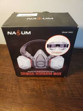 M101 Na&um Chemical Respirator Mask Double Gas Protection Filter