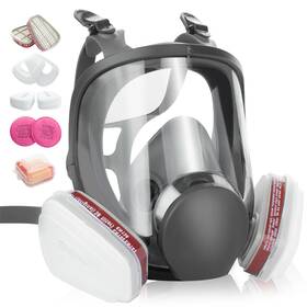 6800-2097-6001 Nbwan Us Full Face Gas Mask Painting Spraying Respirator With Filters For 6800 Facepiece