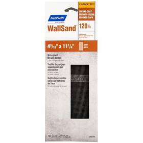 21765 Norton Wallsand 4749 Sandscreen 11-1/4 In L 4-3/16 W 120 Grit Fine Silic