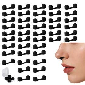 Sk12-l12 Novahaus 100 Pieces Disposable Nose Plug Filter With Portable Case Soft Sponge Fi