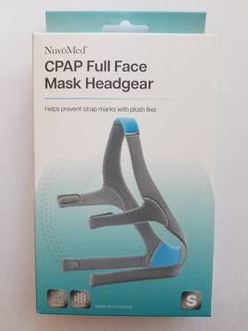0165s Nuvomed New Small Cpap Full Face Mask Headgear