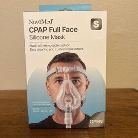 Chfm-4 Nuvomed Chfm-4/01615 New Open Box - Cpap Silicone Nasal Mask Size S Small Cushion In