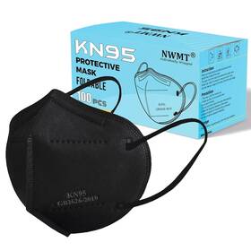 Y9500 Nwmt Black Kn95 Face Masks 100 Pack Breathable Count Of 1