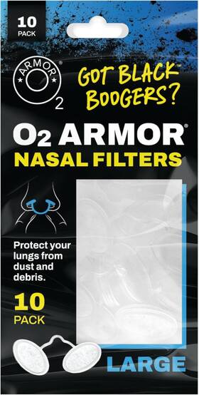 O2 Armor 313049764704 Nose Filters For Welders And Allergies - Filter Dust Nasal Fil