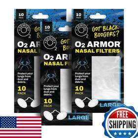 B0dw1444sz O2 Armor Nose Filters Dust Mask Welding Construction Large 30 Pack - Respiratory