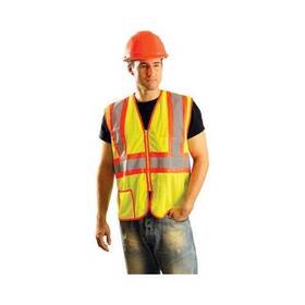 Lux-ssclc2z-yl Occunomix International Llc Classic Mesh Two-tone Vest Large Yellow