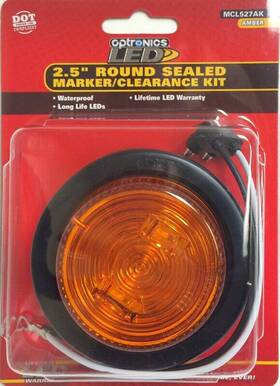 Mcl527ak6 Optronics - Led 2.5 M/c Kit Amber Pack Of 1