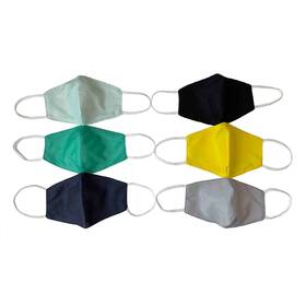 Hb-0048-st Orly Reusable Cloth Face Masks For Kids Elastic Strap Assorted Colors
