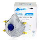 P95-710vov Makrite Oil Proof Disposable Dust Particulate Respirator Face 696567317103