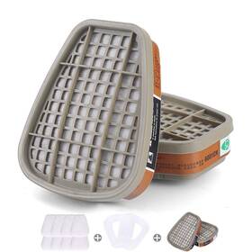 6001 Panbear 781454907410 Filter Cartridges For Respirator - Gas Organic Vapor Cartridge Wi