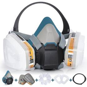 Panbear 781454907809 Reusable Half Facepiece Dustproof Respirator - Organic Gas Dust Chemical Resp