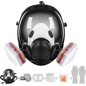 Panbear 781454907915 Full Face Reusable Gas Mask - Respirator Survival Nuclear And Chemical W