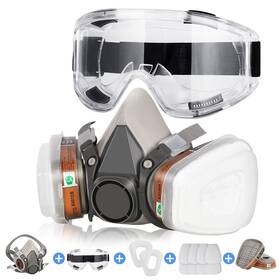 Mz0615 Panbear Reusable Respirator Mask With Filters - For Chemical