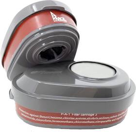 B07hs3rh99 Parcil Distribution P-a-3 Organic Vapor And Particulate Filter Cartridge A1p2 - Bayonet-style Replacem