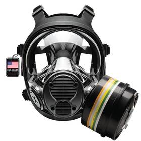 Nb-100 Parcil Distribution Full Face Tactical Respirator Black