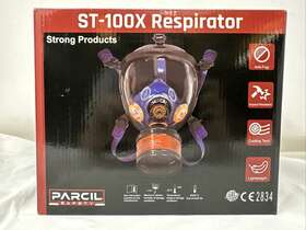 St-100x Parcil Safety Full Face Organic Vapor Tactical Gas Mask And Survival Respirator